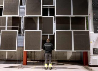 Noise insulation at Kryptovault’s warehouse in Hønefoss